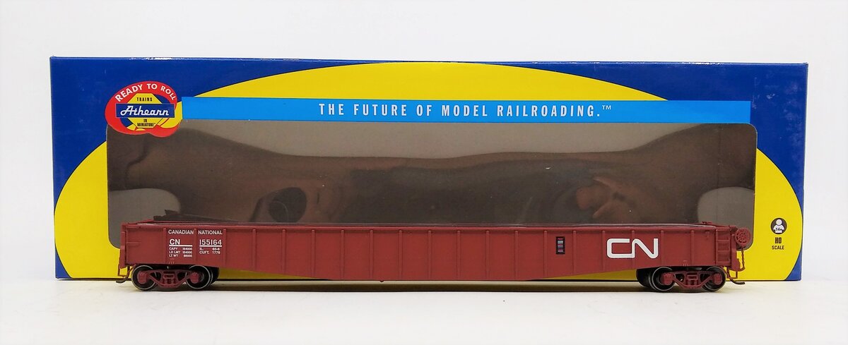 Athearn 76548 HO Canadian National 65'6" Mill Gondola RTR #155164