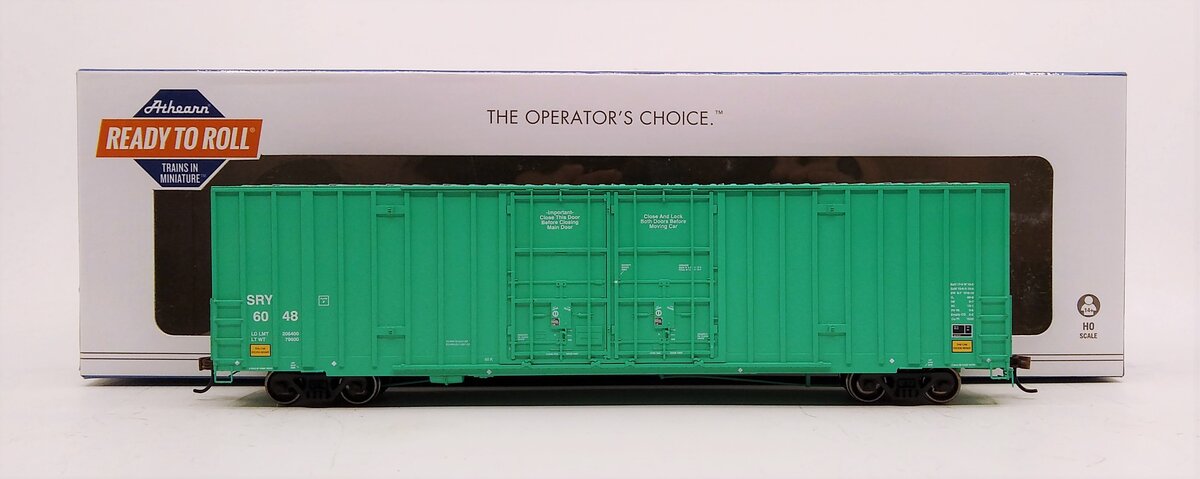 Athearn 75137 HO SRY RTR 60' Gunderson DD Hi-Cube Boxcar #6048