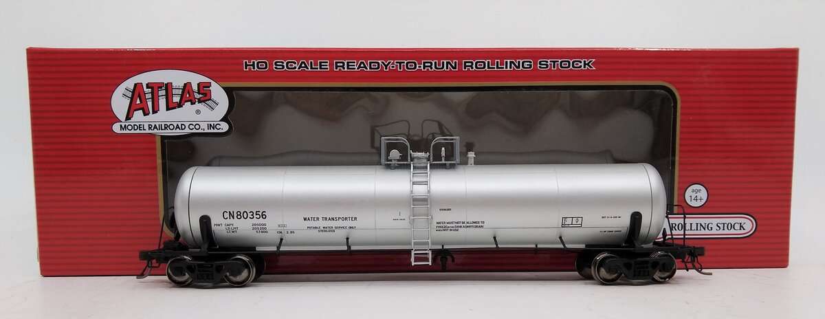 Atlas 20005404 HO Scale CN GATX 20,700 Gallon Non-Insulated Tank Car #80356