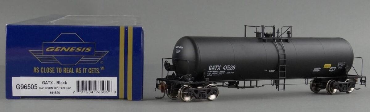 LGB GOD SPEED ブラック タンク Athearn G96505 HO GATX/Black GATC 20,000-Gallon GS Tankcar #41526
