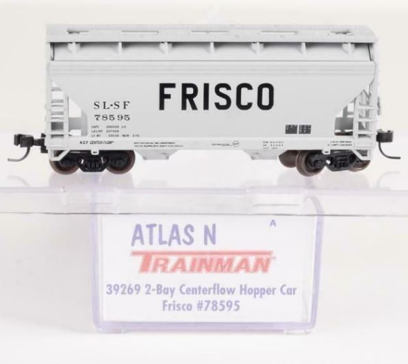 Atlas 39269A N Scale SLSF 2-Bay Centerflow Hopper #78595