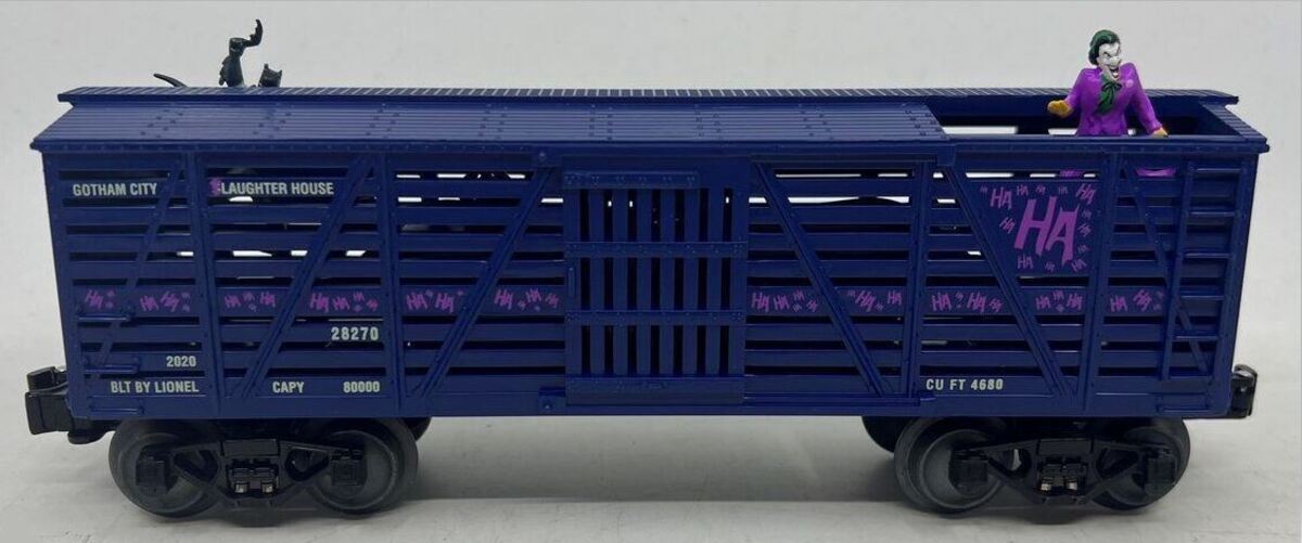 Lionel 2028270 O Gauge Batman Versus The Joker Duel Boxcar