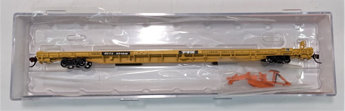 BLMA Models 13004 N RTTX F89-J 89' Flat Car #601816