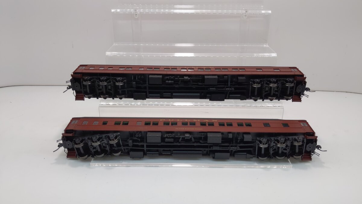 MTH 80-40003 HO PRR Heavyweight Sleeper/Sleeper Passenger Car Set (Set of 2)