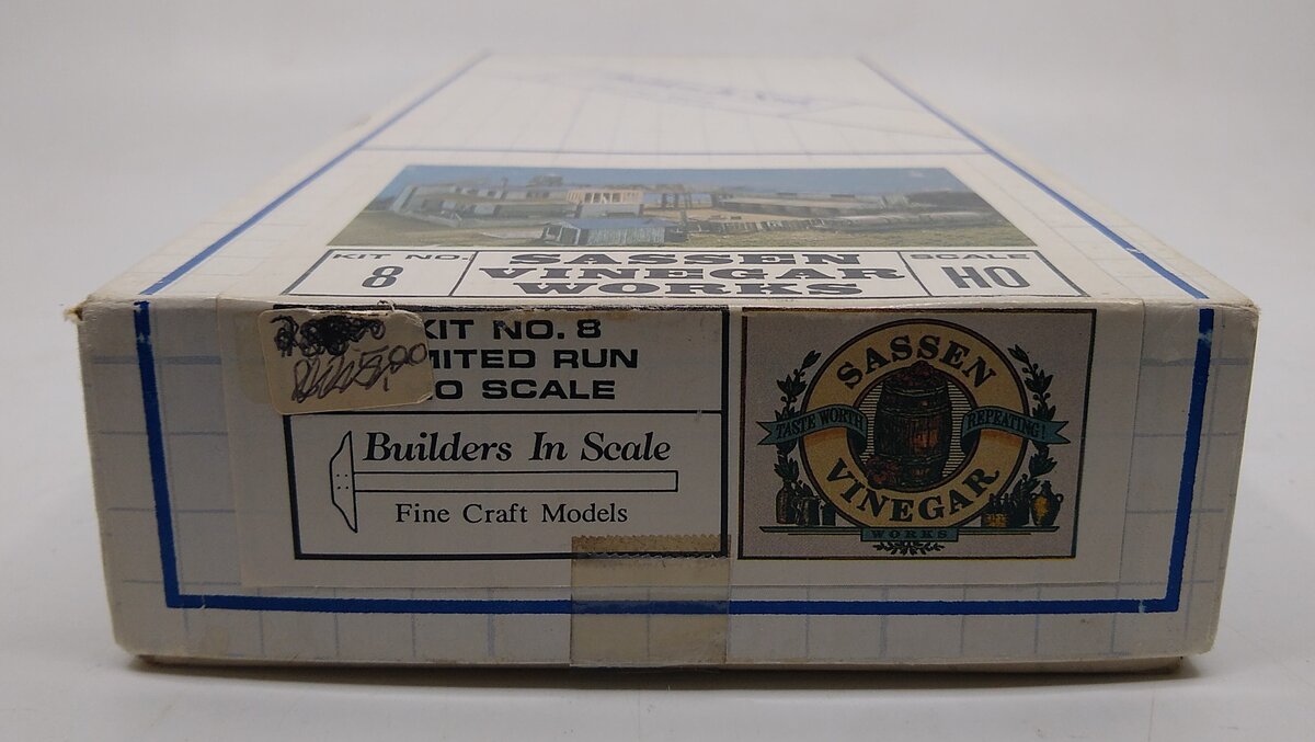 Builders-in-Scale 8 HO Scale Limited Run Sassen Vinegar Works Building Kit