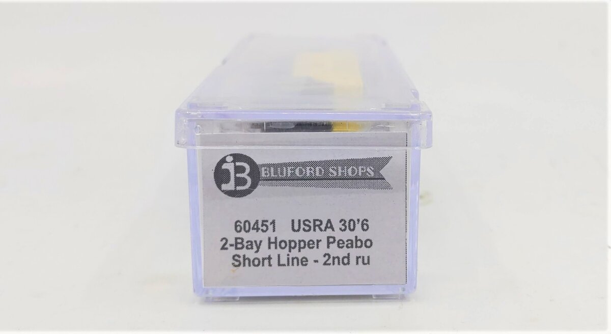 Bluford Shops 60451 N Peabody Shortline URSA 30'6 2-Bay Hopper Car