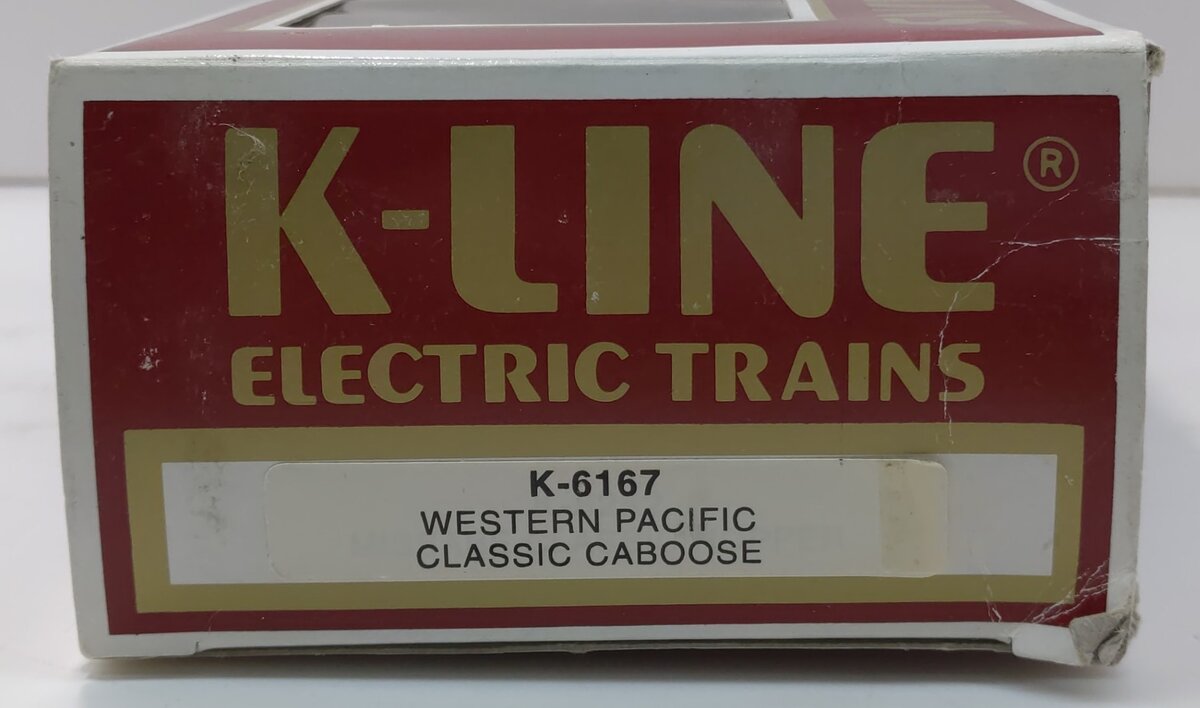 K-Line K6167 O Gauge Western Pacific Classic Silver Caboose