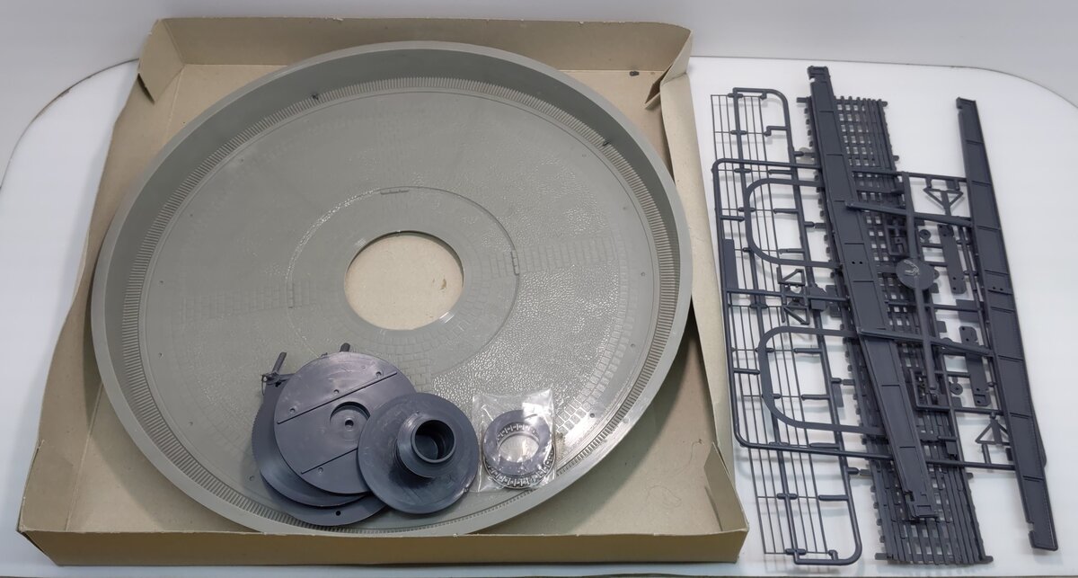 Heljan 804 HO Con-Cor 98' Manual Turntable Lest Track & Motor Kit