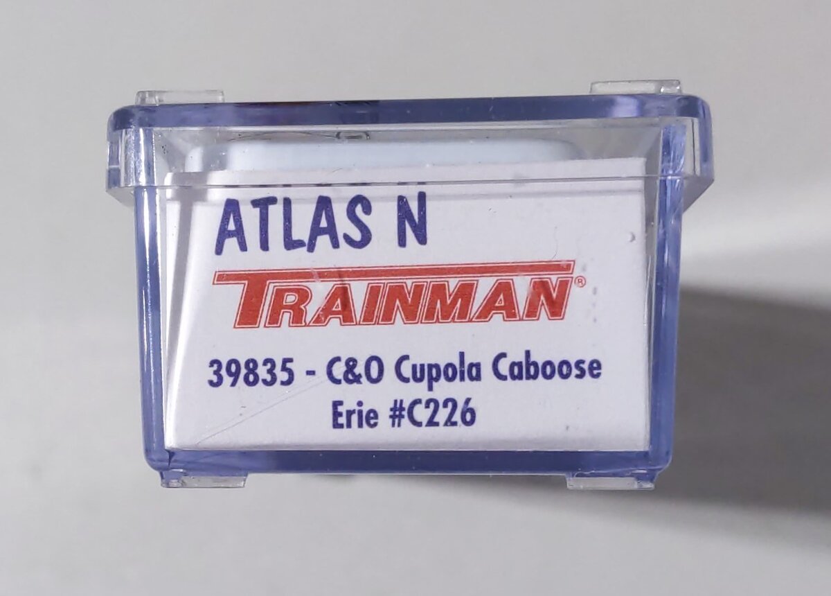Atlas 39835 N Scale Erie C&O Cupola Caboose #C226