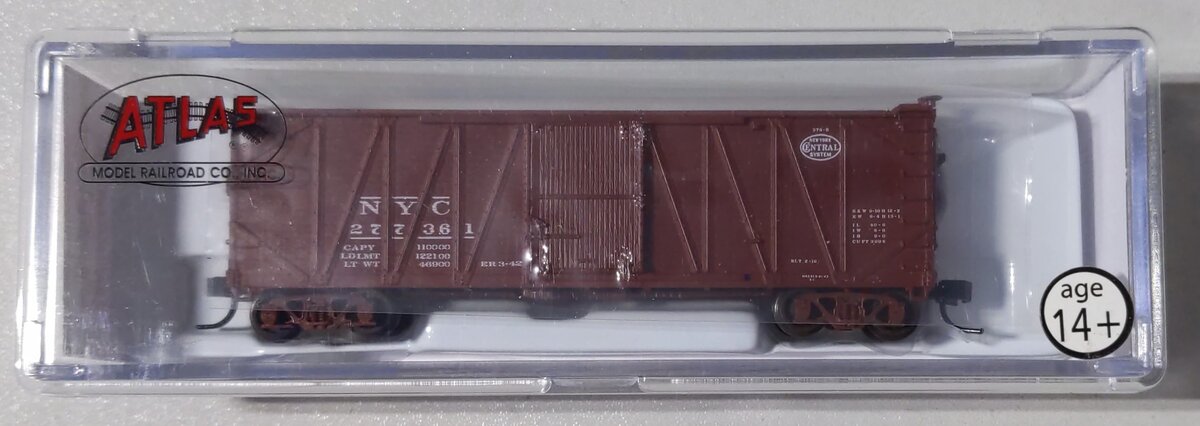 Atlas 41986 N Scale New York Central USRA Single Sheathed Boxcar #277361