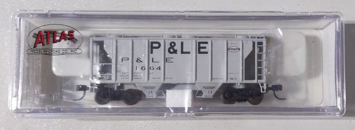 Atlas 31942 N Scale P&LE PS-2 Hopper Car #1664