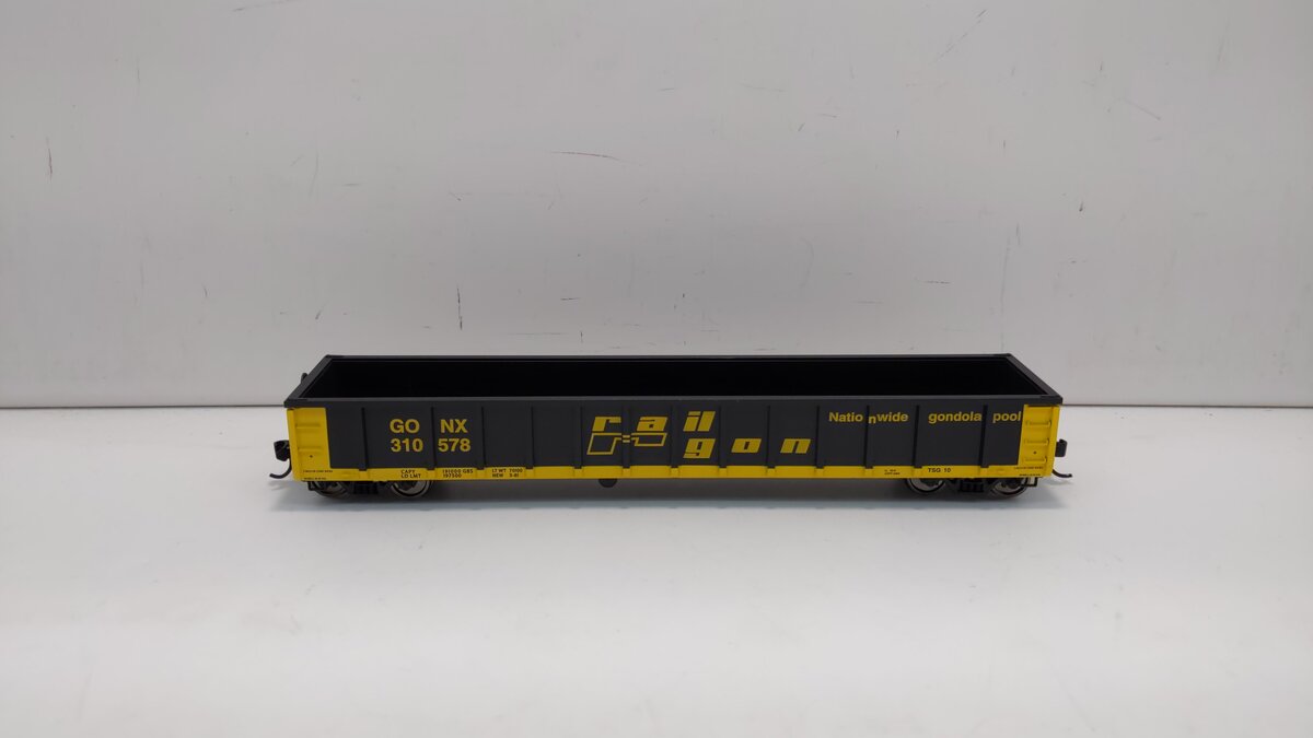 Walthers 910-6227 HO Railgon GONX 53' Railgon Gondola #310578