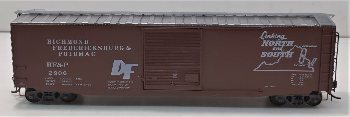 Kadee 6103 HO Richmond, Fredericksburg & Potomac 50' PS-1 Boxcar #2906