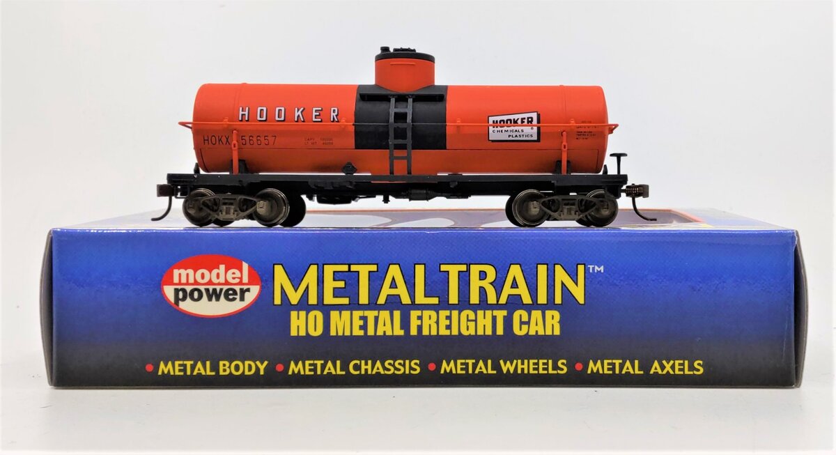 Model Power 2193 40' Metal Tank Car Hooker #56657