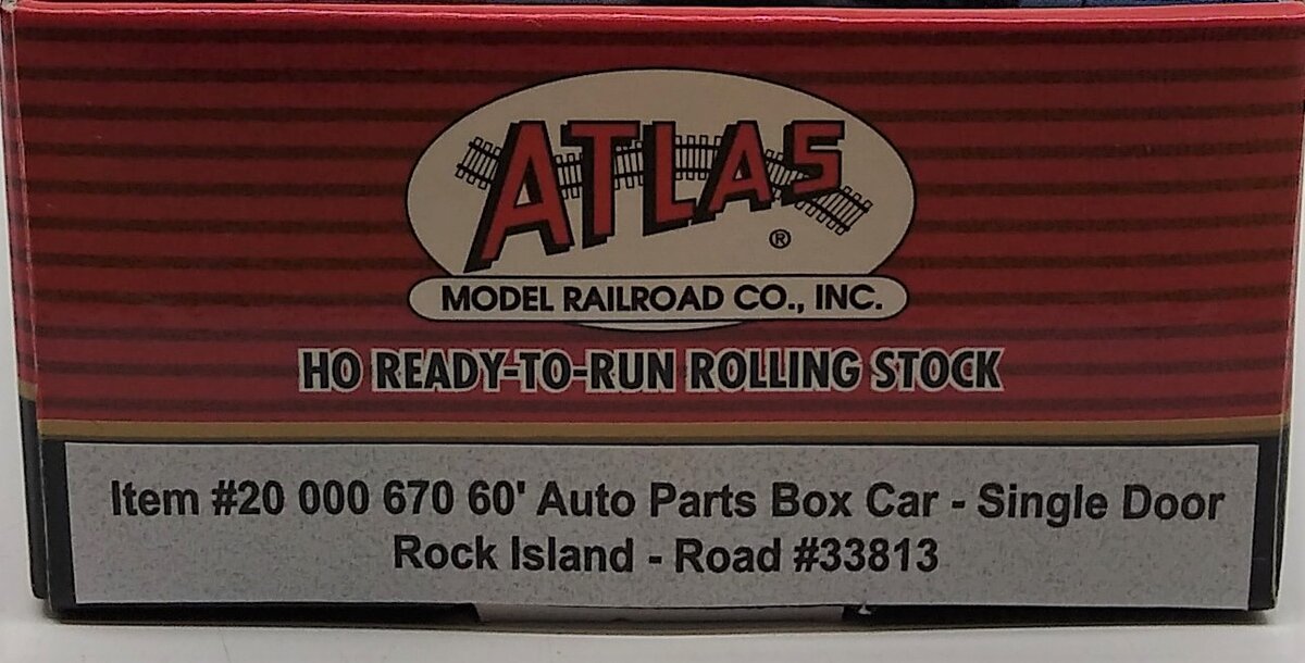 Atlas 20000670 Rock Island 60' ACF Auto Parts Boxcar #33813