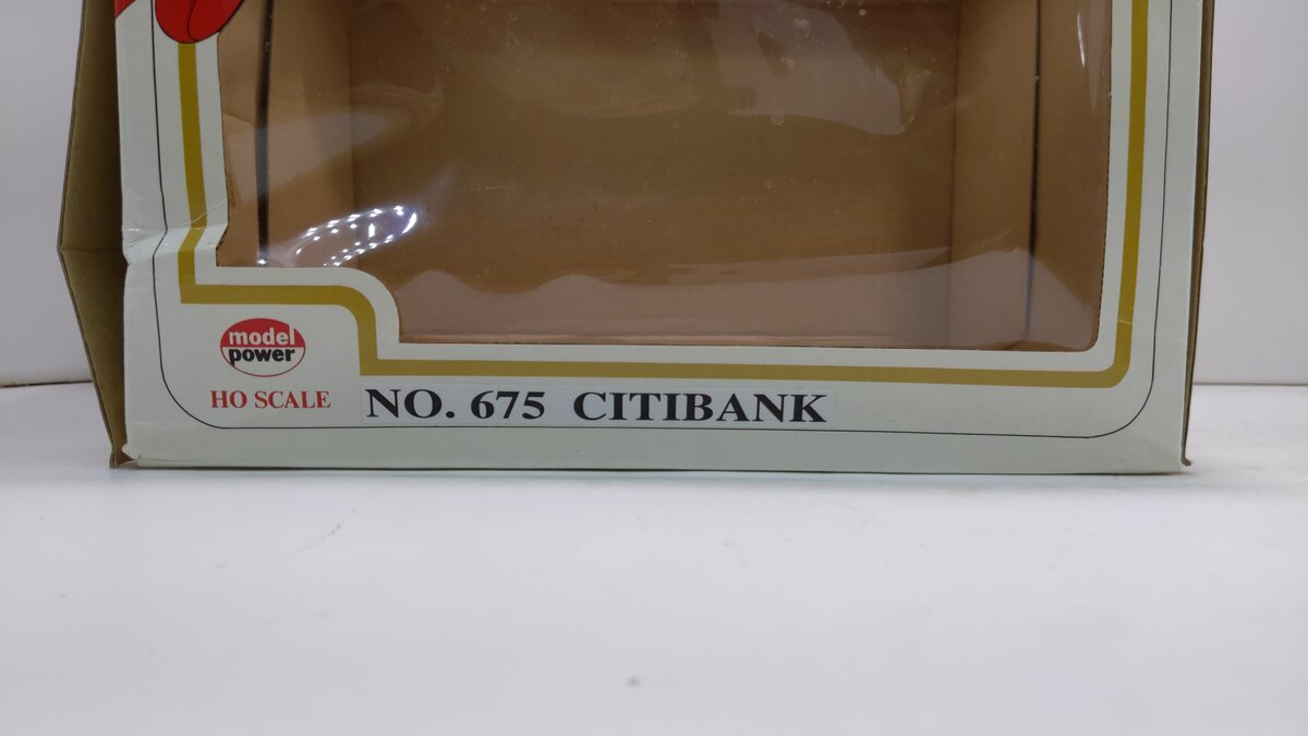 Model Power 675 HO Scale Built-Up Citibank Building