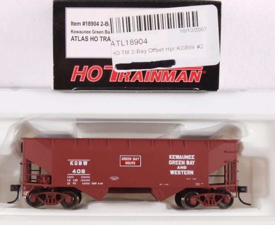 Atlas 18904 KGB&W 2-Bay Offset Hopper