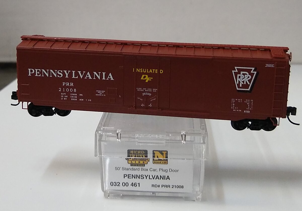 Micro-Trains 03200461 N Pennsylvania Railroad 50' Boxcar #21008