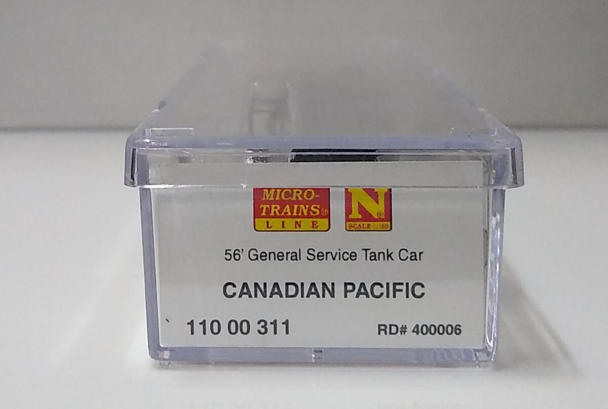 Micro-Trains 11000311 N Canadian Pacific 56' General Service Tank Car #400006