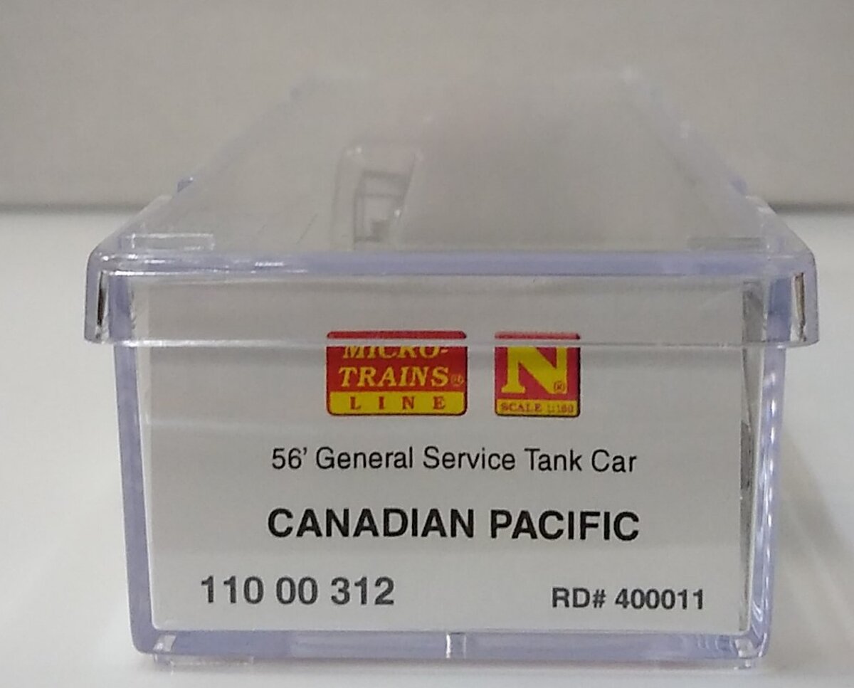 Micro-Trains 11000312 N Canadian Pacific 56' General Service Tank Car #400011