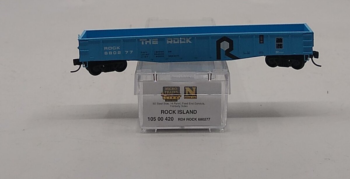 Micro-Trains 10500420 N Rock Island 100-Ton Gondola #680277