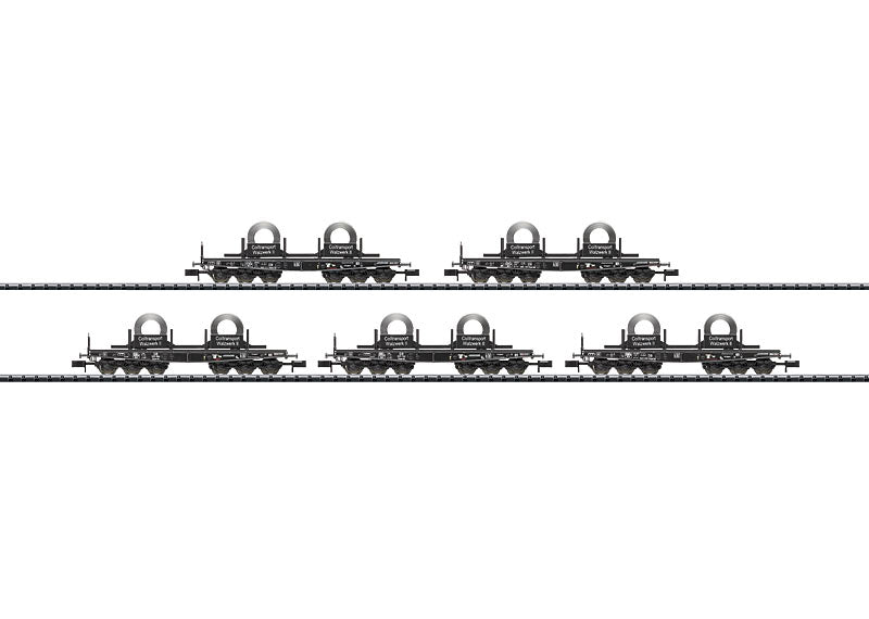 Trix 15073 N DB Type Ssym 46 "Coil Transport" Car Set (Set of 5)