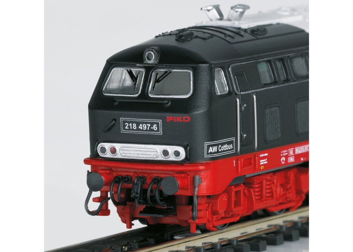 Trix 16825 N DB "Cottbus" Class 218 Diesel Locomotive w/DCC/SND/MFX #218 497-6