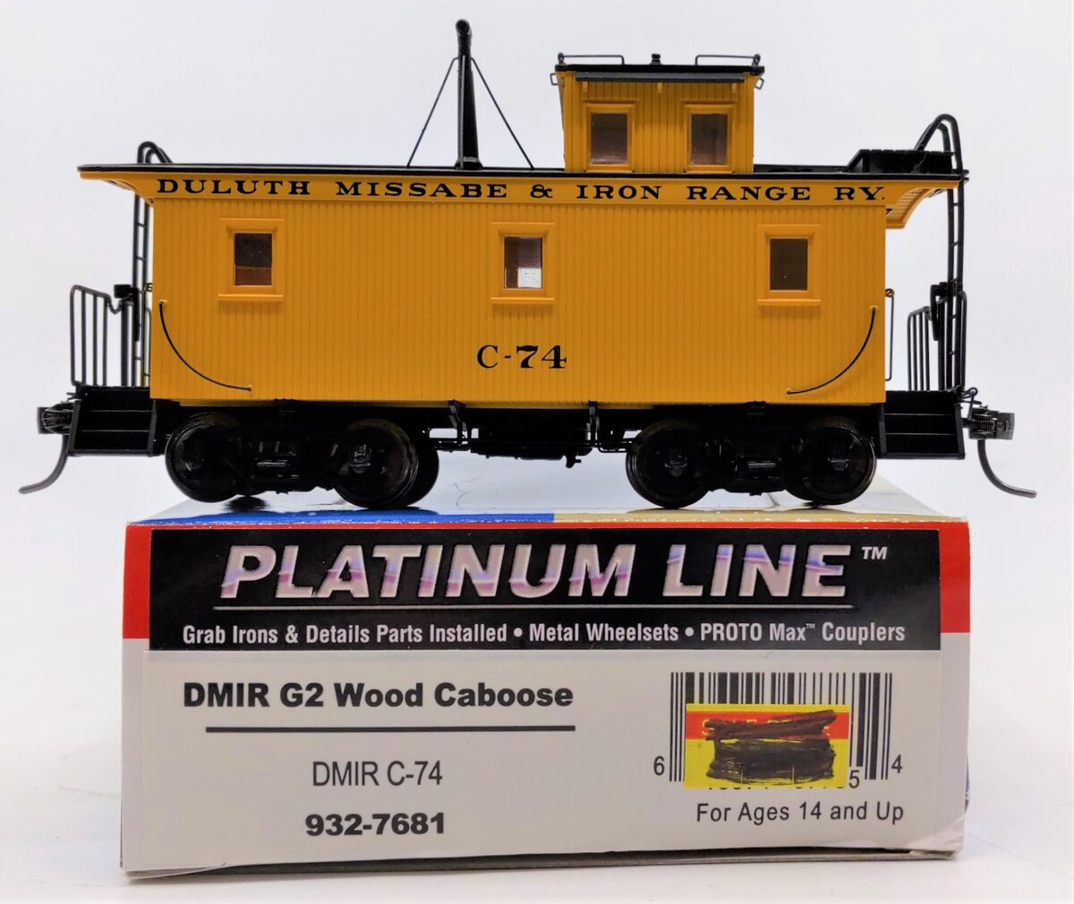 Walthers 932-7681 HO DM&IR DMIR Caboose #C-74 – Trainz