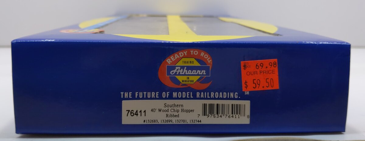 Athearn 76411 HO Southern 40' Wood Chip Hopper #3 (Set of 4)