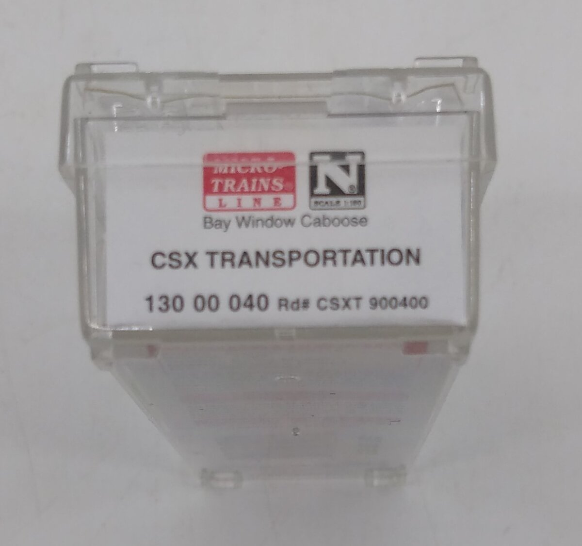 Micro-Trains 13000040 N Scale CSX 31' Bay Window Steel Caboose #900400