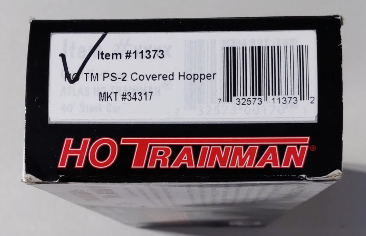 Atlas 11373 HO Scale MKT PS-2 Covered Hopper #34317