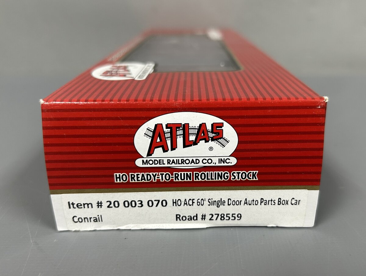 Atlas 20003070 HO Conrail 60' ACF Single Door Auto Box #278559