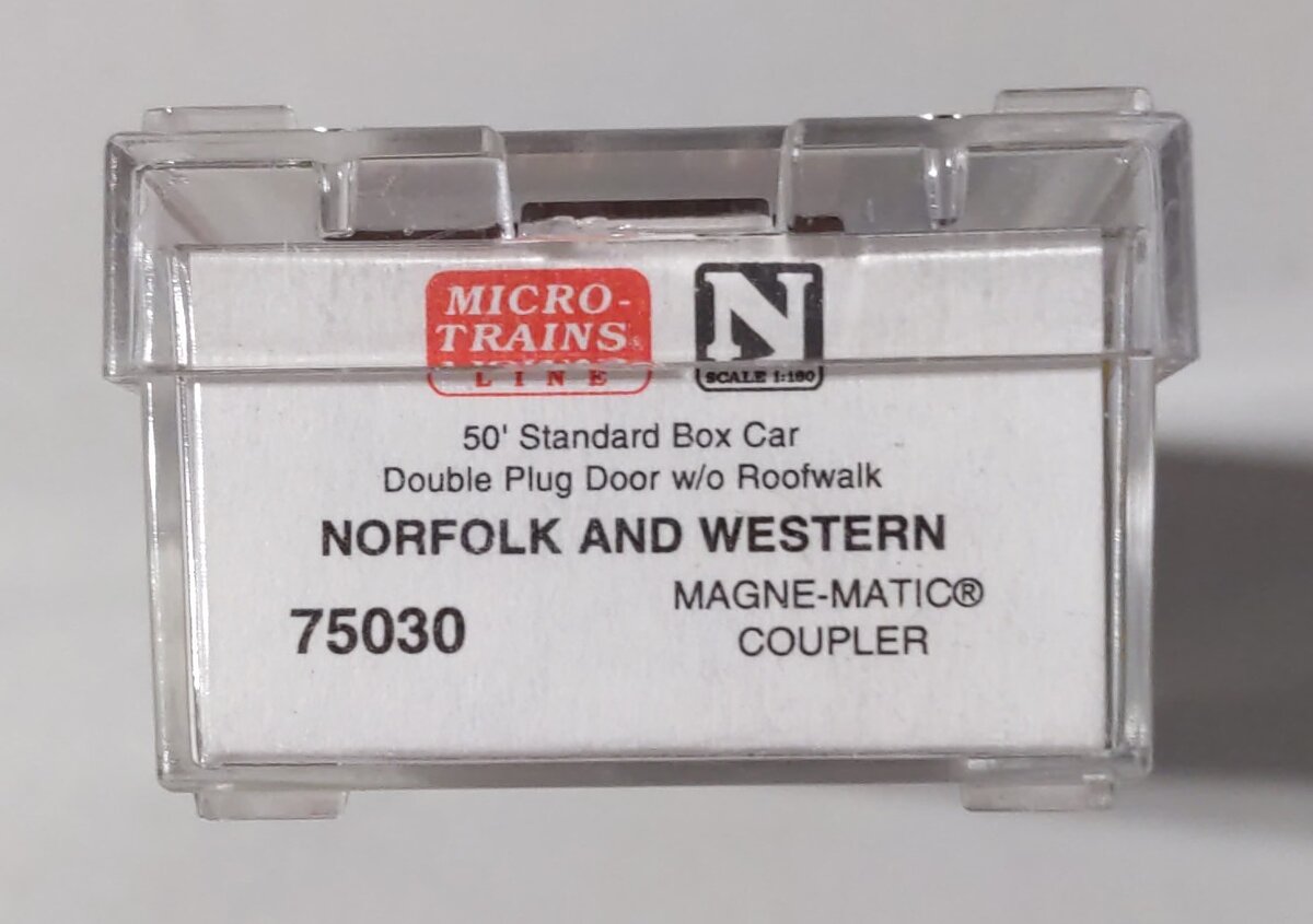Micro-Trains 07500030 N Norfolk & Western 50' Double Plug Door Boxcar #160784