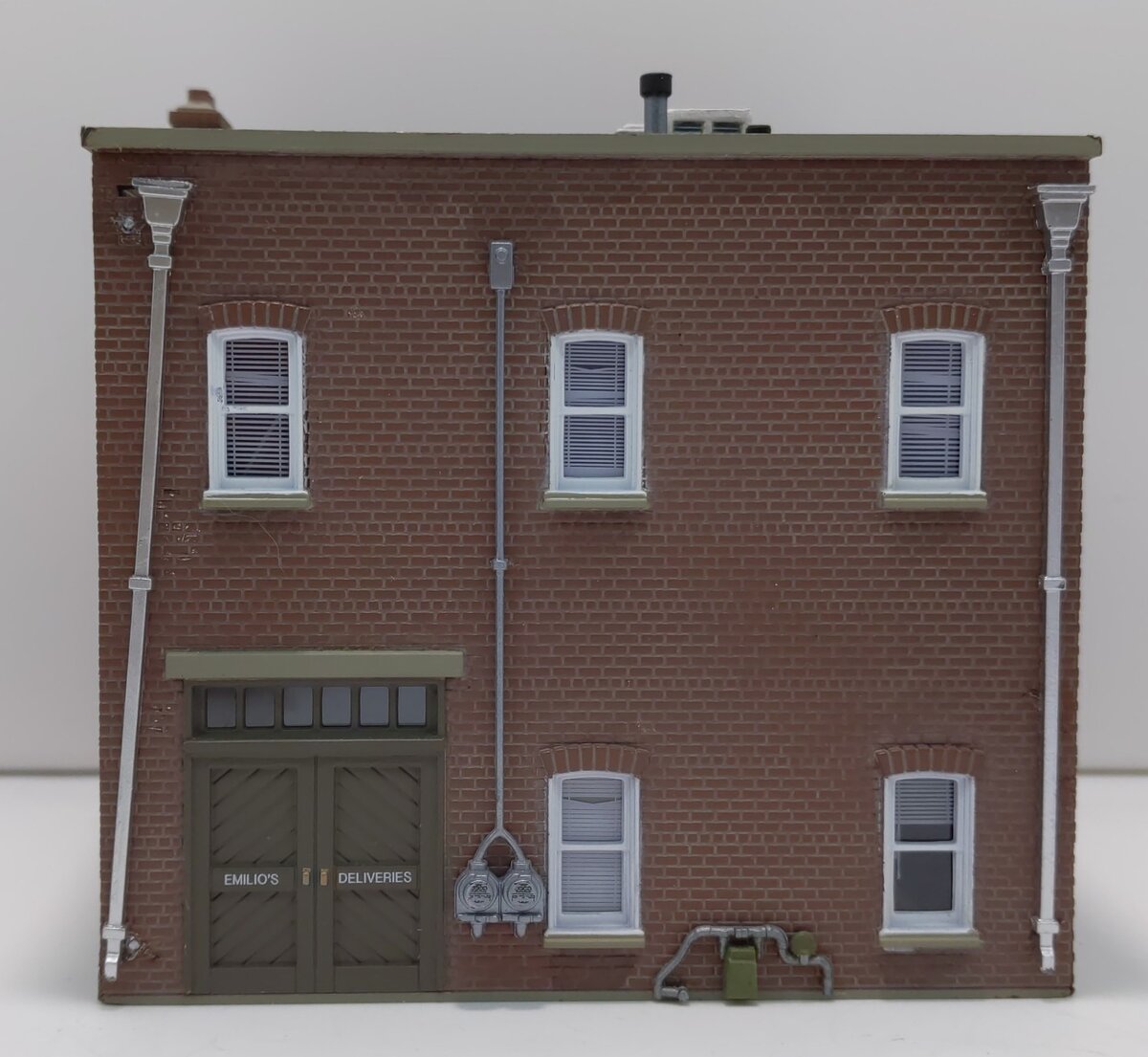 Woodland Scenics BR5055 HO Built-&-Ready Emilio's Italian Restaurant Building