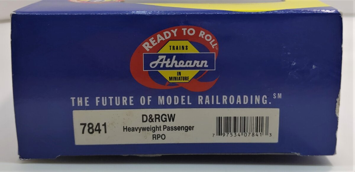 Athearn 7841 HO D&RGW Heavyweight Passenger RPO #631