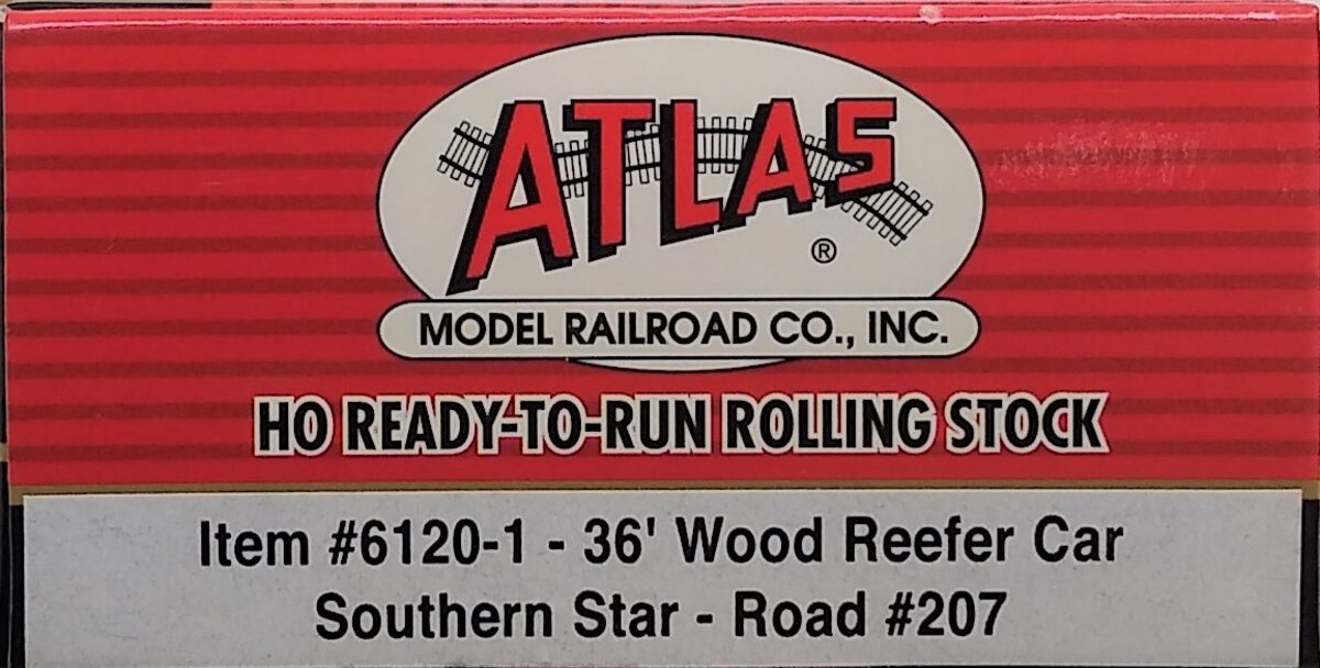 Atlas 6120-1 Southern Star 36' Wood Reefer #207