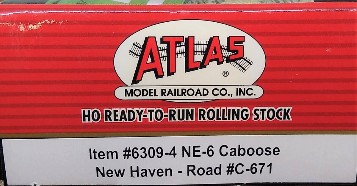 Atlas 6309-4 New Haven NE-6 Caboose #C671