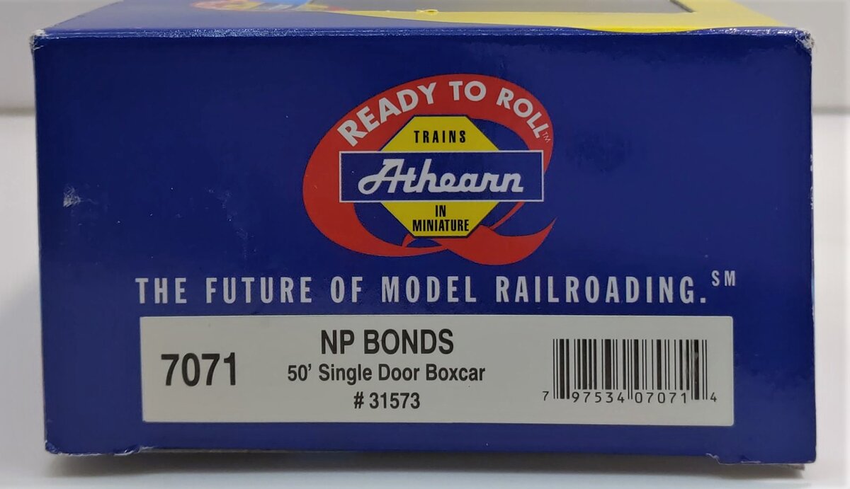 Athearn 7071 HO NP Bonds 50'''' Single Door Boxcar #31573