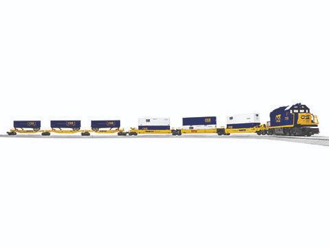 Lionel 6-83974 CSX Diesel Intermodal Lionchief O Gauge Train Set with Bluetooth