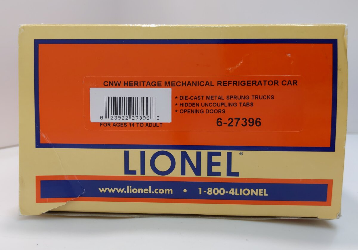 Lionel 6-27396 O Gauge Chicago & North Western Heritage Mechanical Reefer #5991