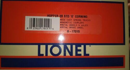 Lionel 6-17015 O Gauge Corning Center Flow 2-Bay Hopper #90409