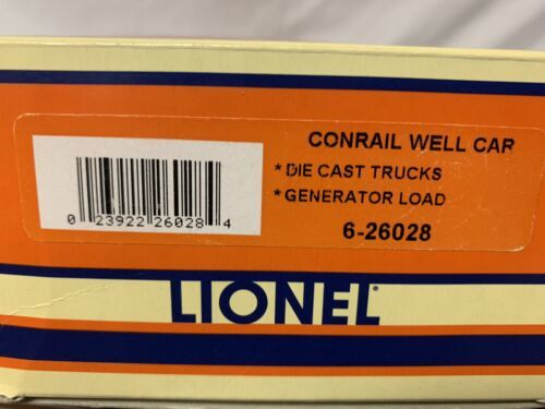 Lionel 6-26028 O Gauge Conrail Well Car #768121