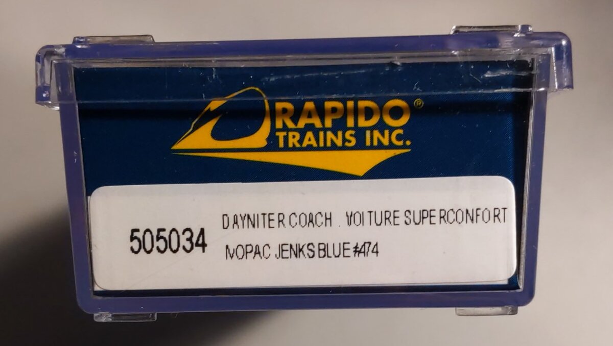Rapido Trains 505034 N Scale Missouri Pacific Dayniter Leg-Rest Coach #474
