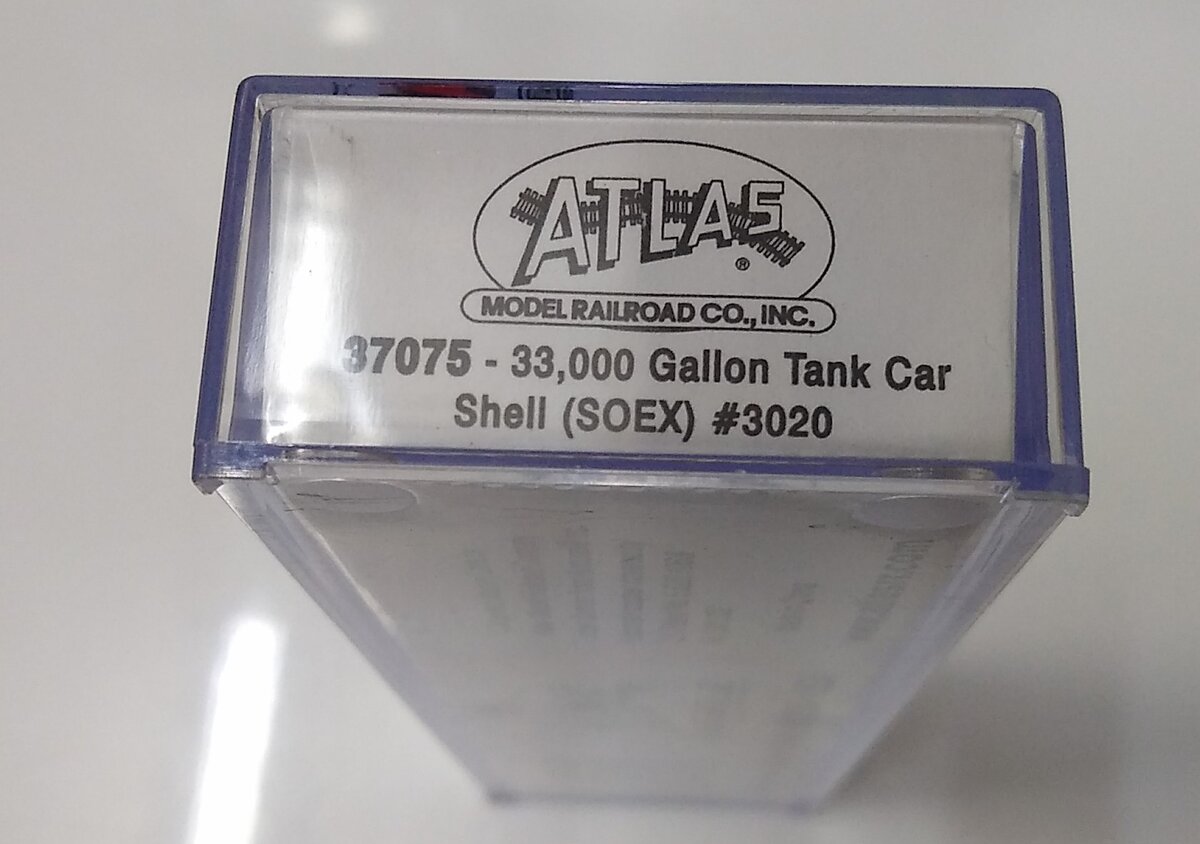 Atlas 37075 N Scale Shell 33,000 Gallon Tankcar #3020
