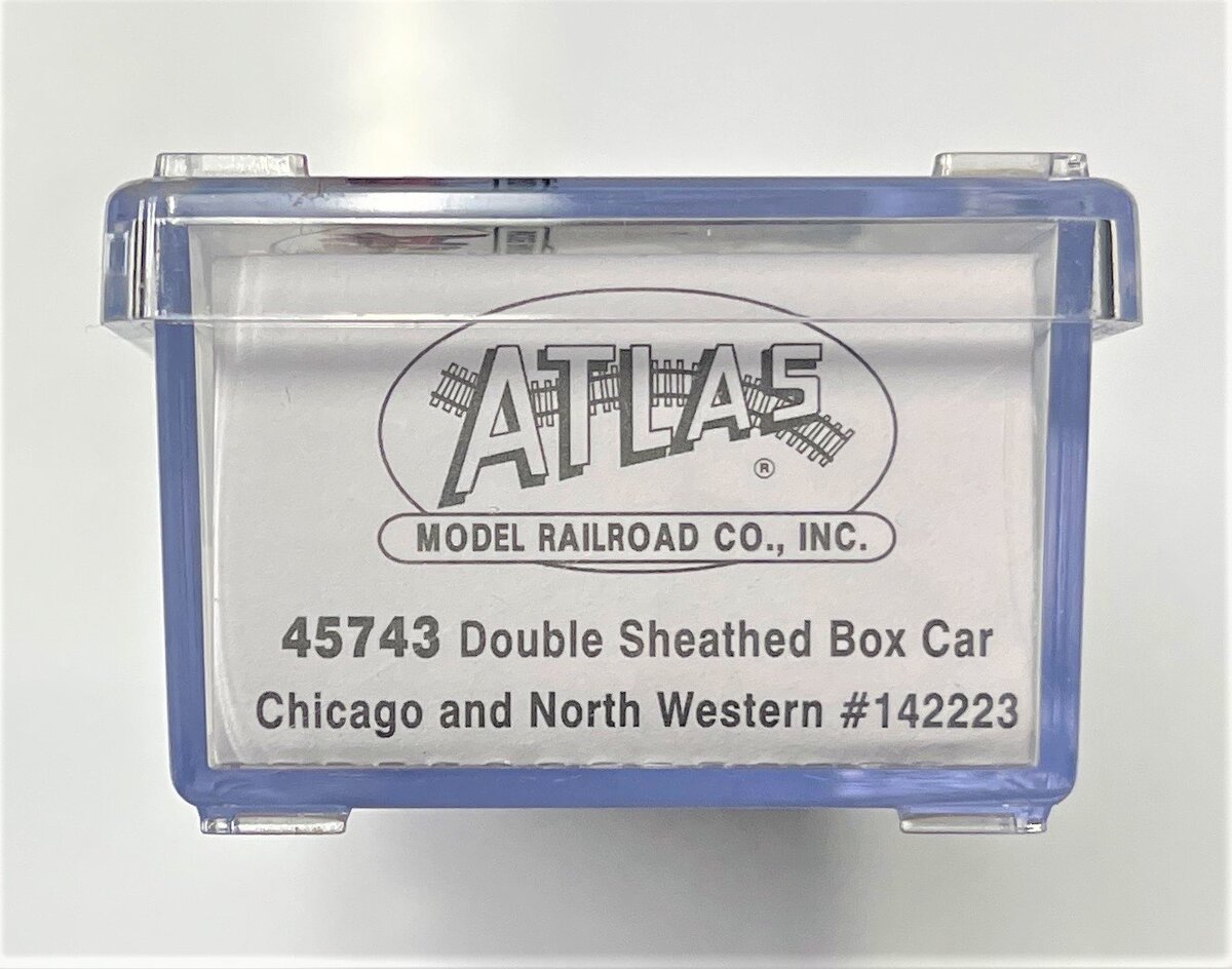 Atlas 45743 N Scale Chicago & North Western Double Sheathed Boxcar #142223