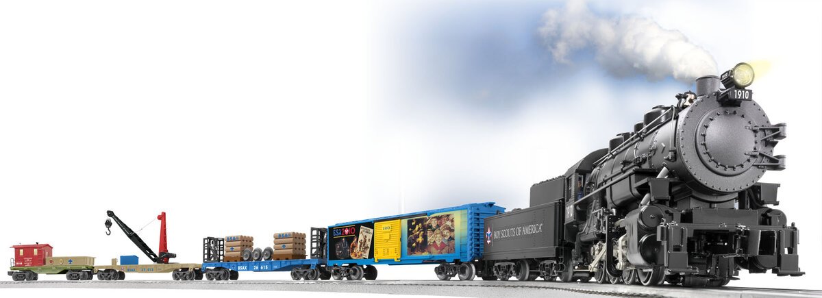 Lionel 6-30123 O Gauge Boy Scouts of America Steam Train Set