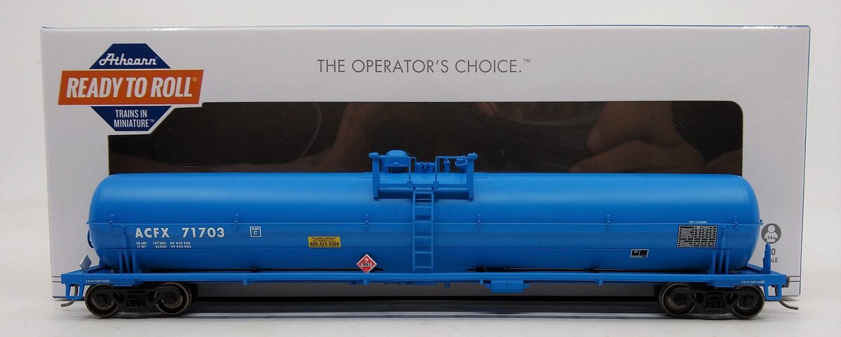 Athearn 17841 HO ACFX 62' Tank Car #71703 - RTR
