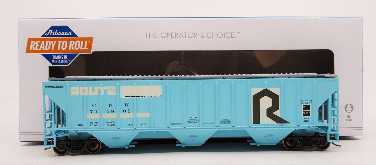 Athearn 15540 HO Chicago & North Western/Ex-RI PS 4740 Covered Hopper #753809