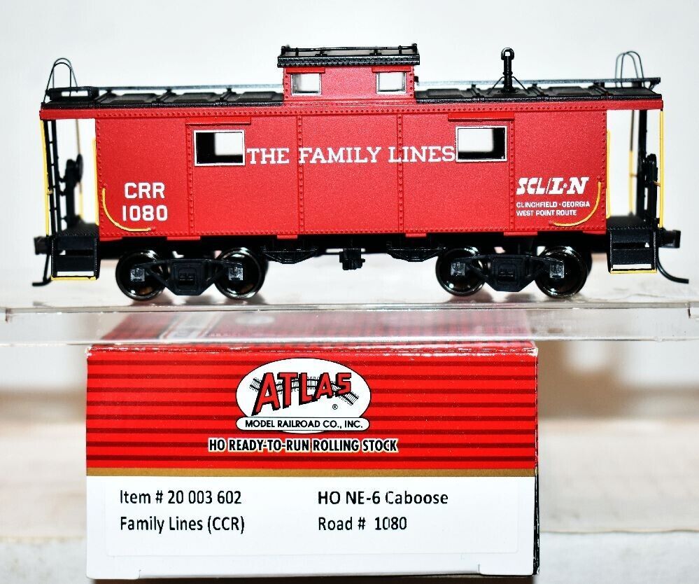 Atlas 20003602 HO Family Lines NE-6 Caboose #1080