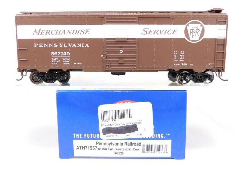 Athearn 71957 HO Pennsylvania 40' Youngstown Door Box Ready to Run #567329
